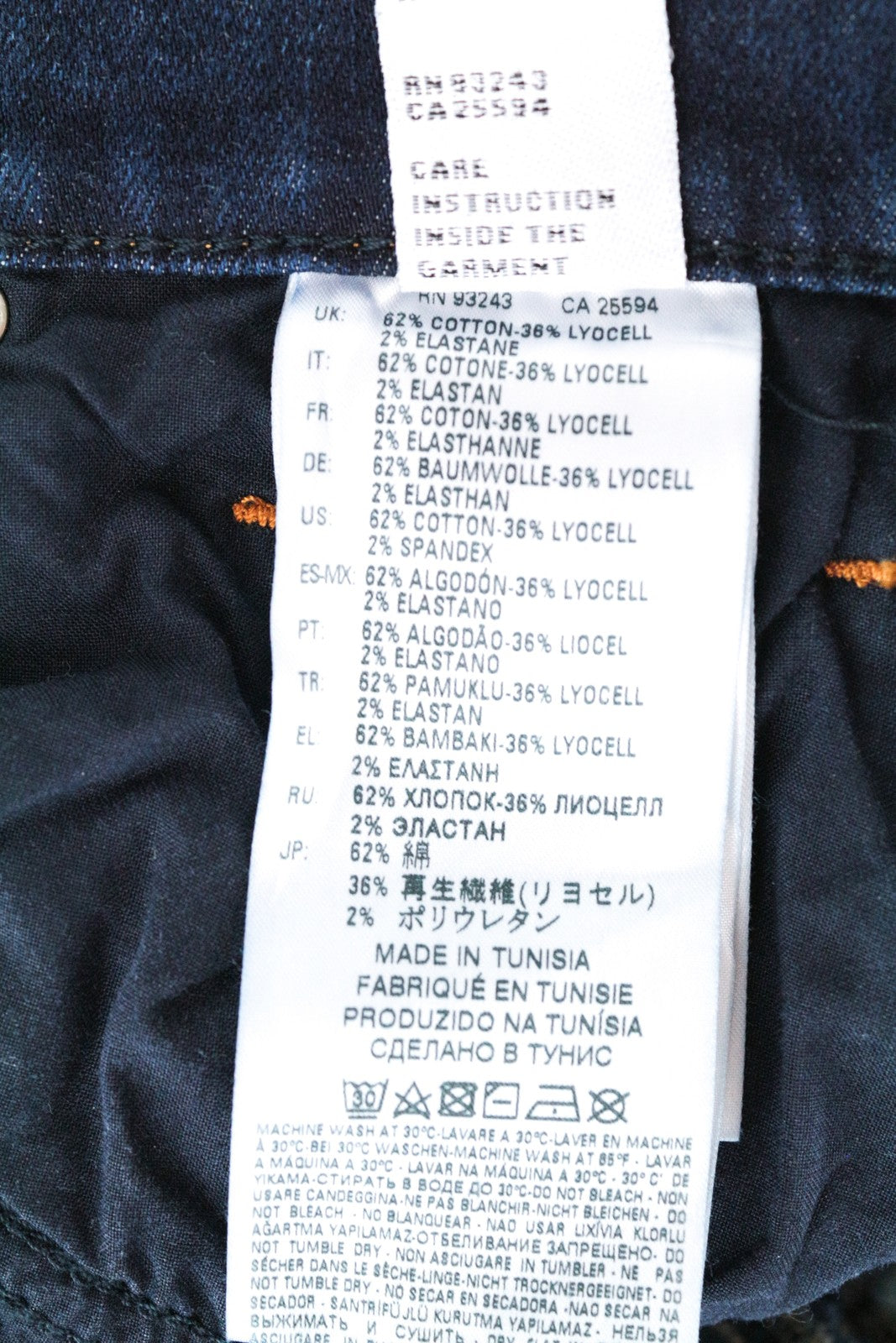 DIESEL Alys 084ZC Women's W31 L32 Stretch Denim Blue Straight Fit Washed