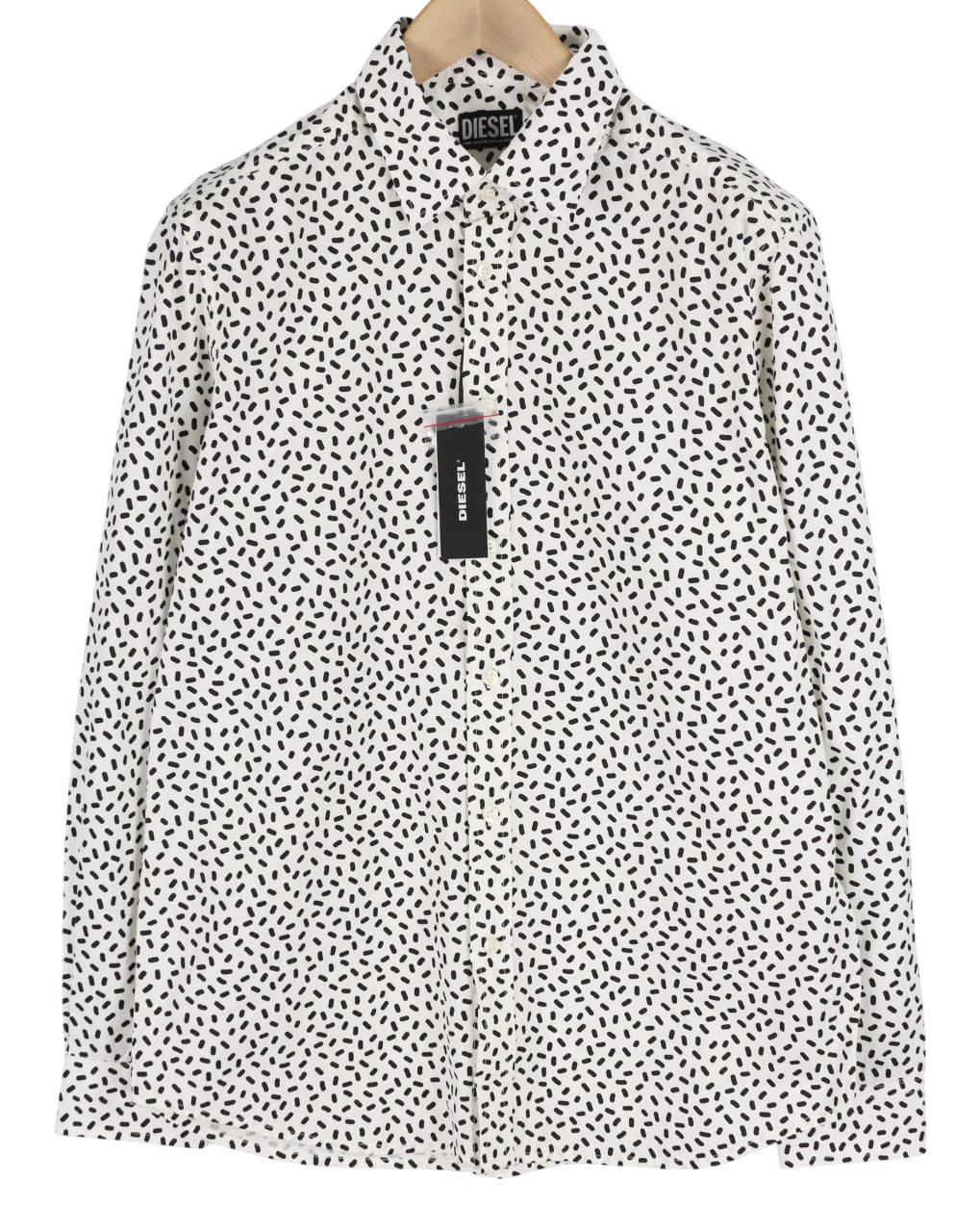 DIESEL S-Riley-Pills Mens Shirt L  Patterned Button Up Spread Neck RRP€110