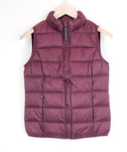 TUCANO URBANO Women's S Waistcoat Purple Gilet Lined Quilted Sleeveless Zip Vest