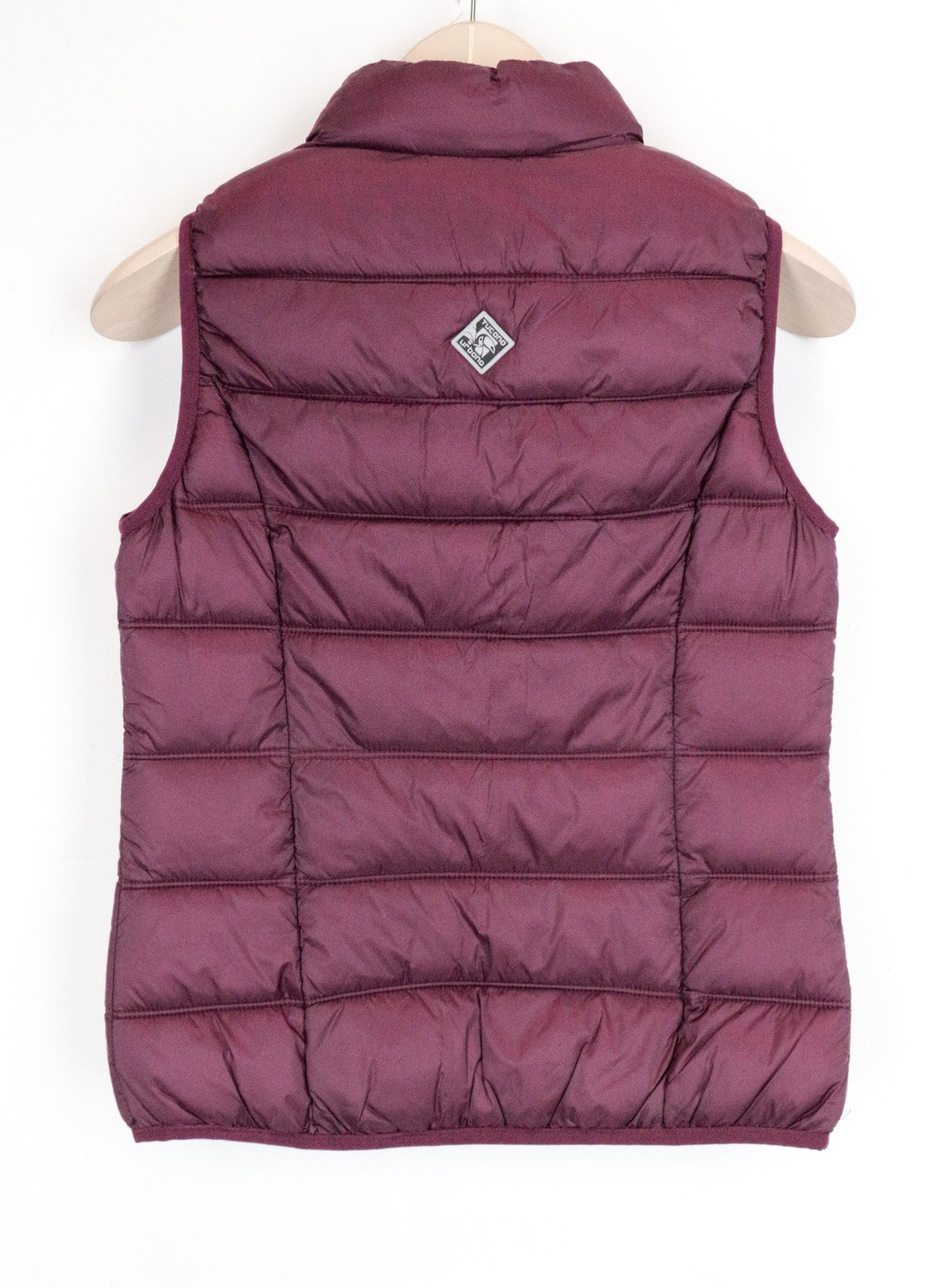 TUCANO URBANO Women's S Waistcoat Purple Gilet Lined Quilted Sleeveless Zip Vest