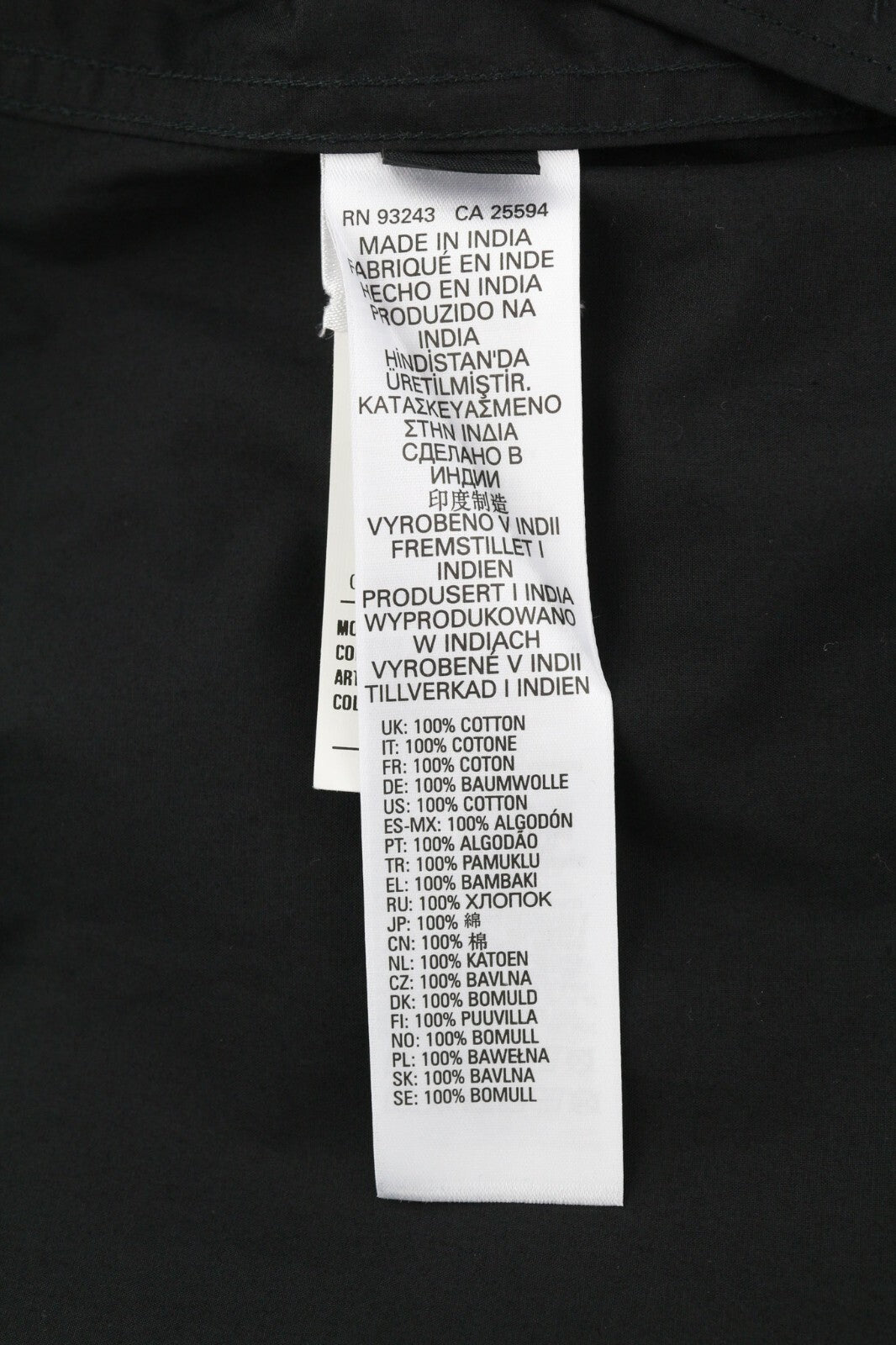 DIESEL S-Olsen Mens Shirt M  Black Hidden Button Patch Pocket Spread Neck