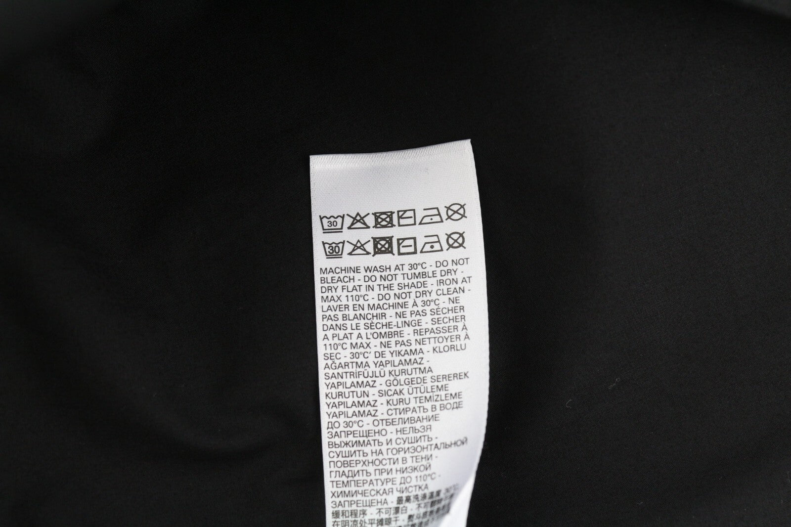 DIESEL S-Olsen Mens Shirt M  Black Hidden Button Patch Pocket Spread Neck