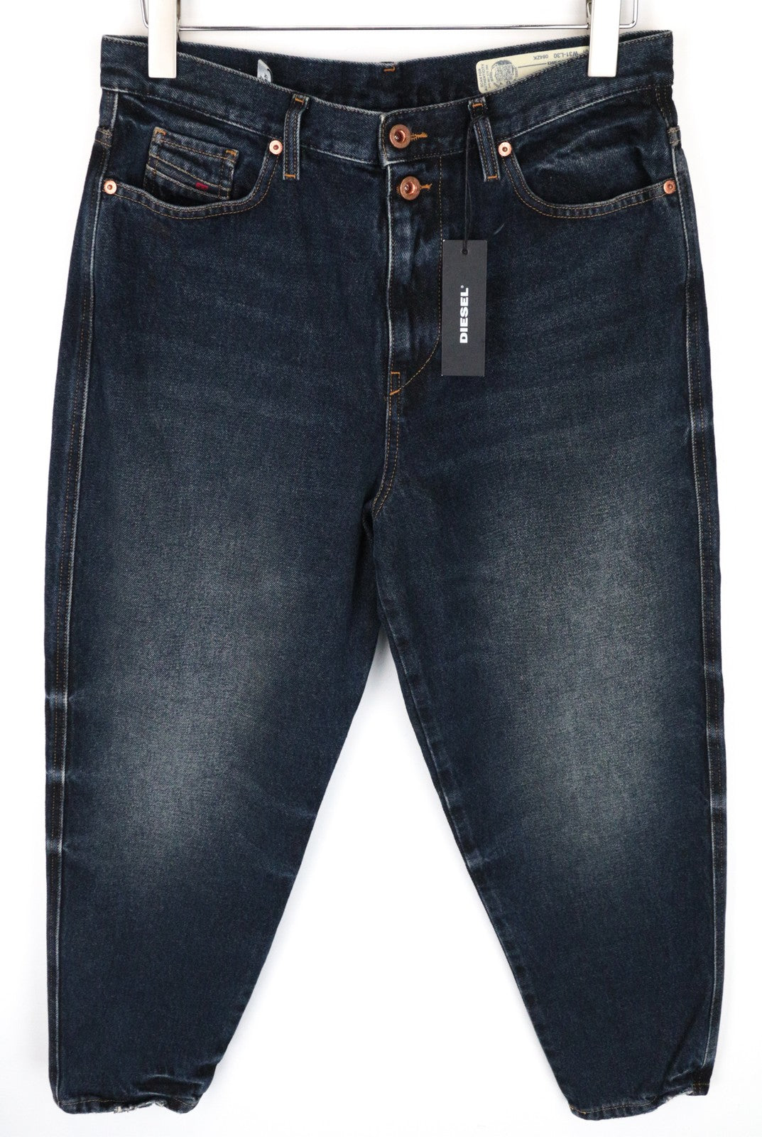 DIESEL Alys 084ZK Women's W31 L30 Jeans Dark Blue Straight Cotton Denim