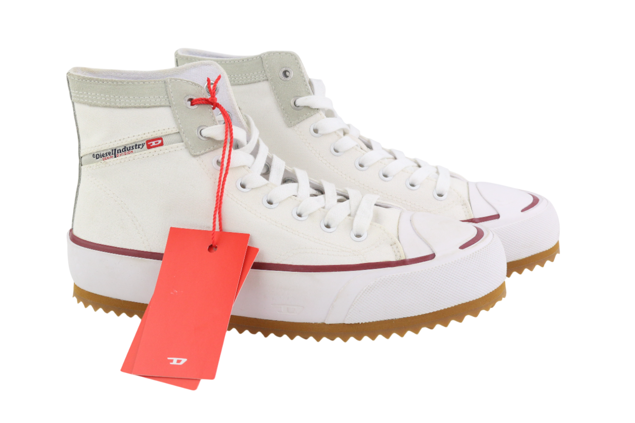 DIESEL S-Principia Mid Mens Sneakers EU41  High Top Lace Up Trainers RRP€185