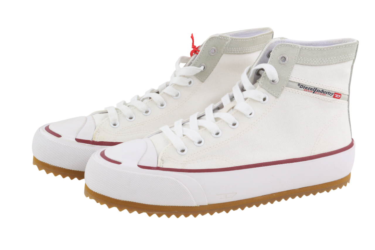 DIESEL S-Principia Mid Mens Sneakers EU41  High Top Lace Up Trainers RRP€185