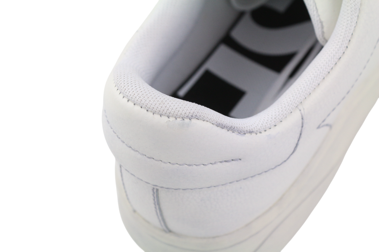 DIESEL S-Athene Low Mens Sneakers EU41 White Leather Lace Up RRP€160 Trainers