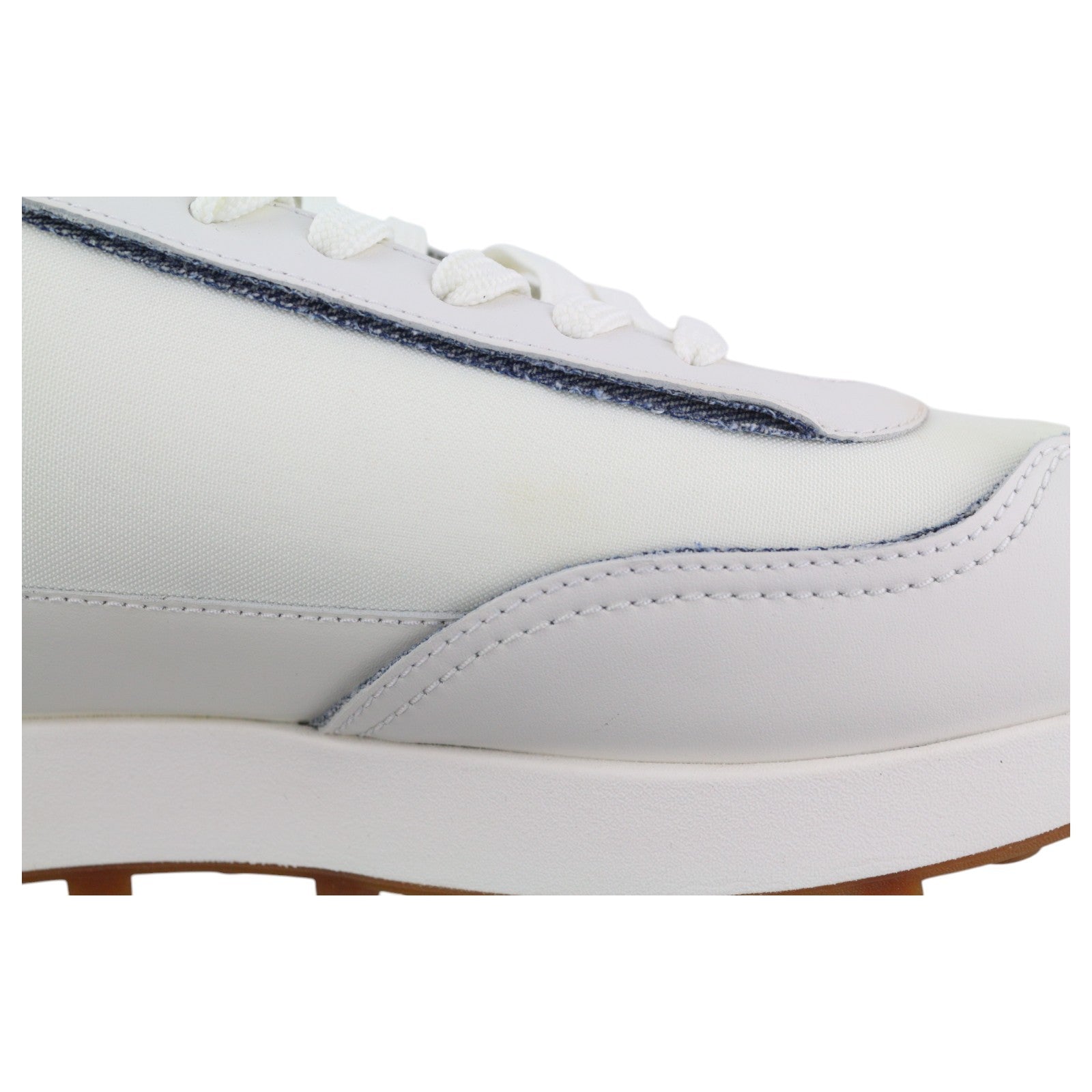 DIESEL S-Racer LC Mens Sneakers EU43 White Suede Low Top RRP€195 Trainers