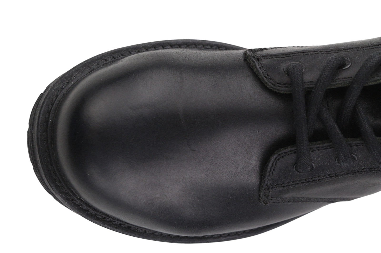 DIESEL D-Alabhama CB Mens Boots EU43 Black Leather Mid Top RRP€295 Almond Toe