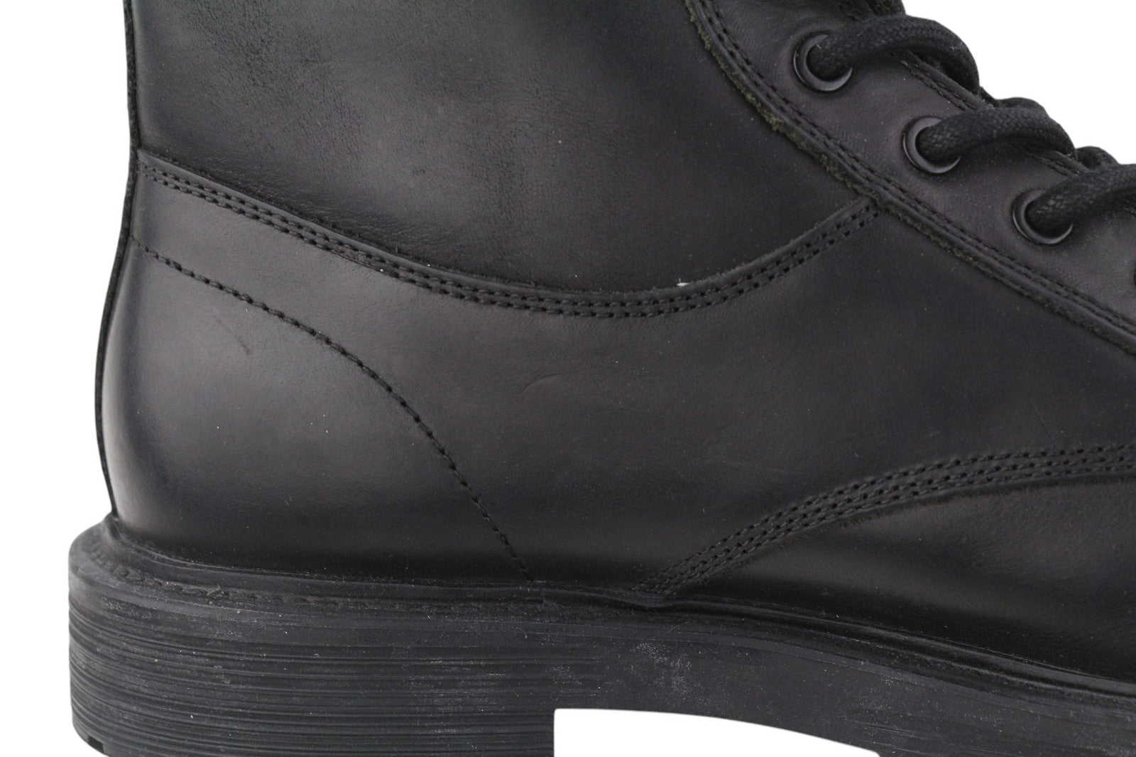 DIESEL D-Alabhama CB Mens Boots EU43 Black Leather Mid Top RRP€295 Almond Toe