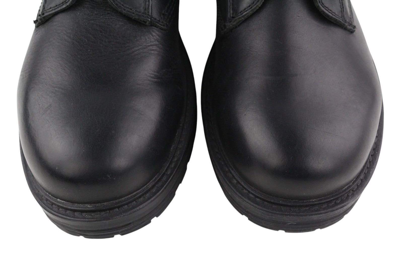 DIESEL D-Alabhama CB Mens Boots EU43 Black Leather Mid Top RRP€295 Almond Toe