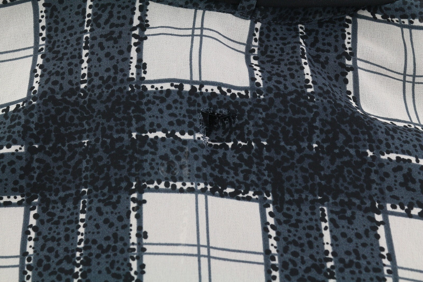 DIESEL D-Nedora Women Dress L Black Sleeveless Patterned Snap Buttons Logo Short