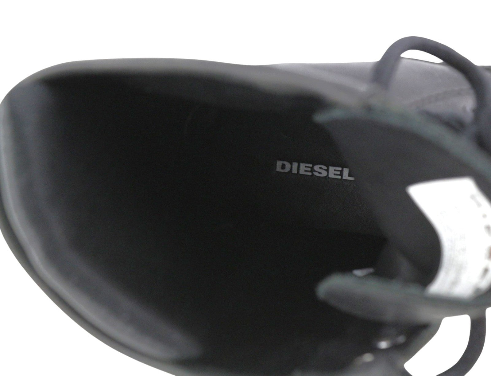 DIESEL D-Alabhama CB Mens Boots EU44 Black Leather Mid Top Laced RRP€295