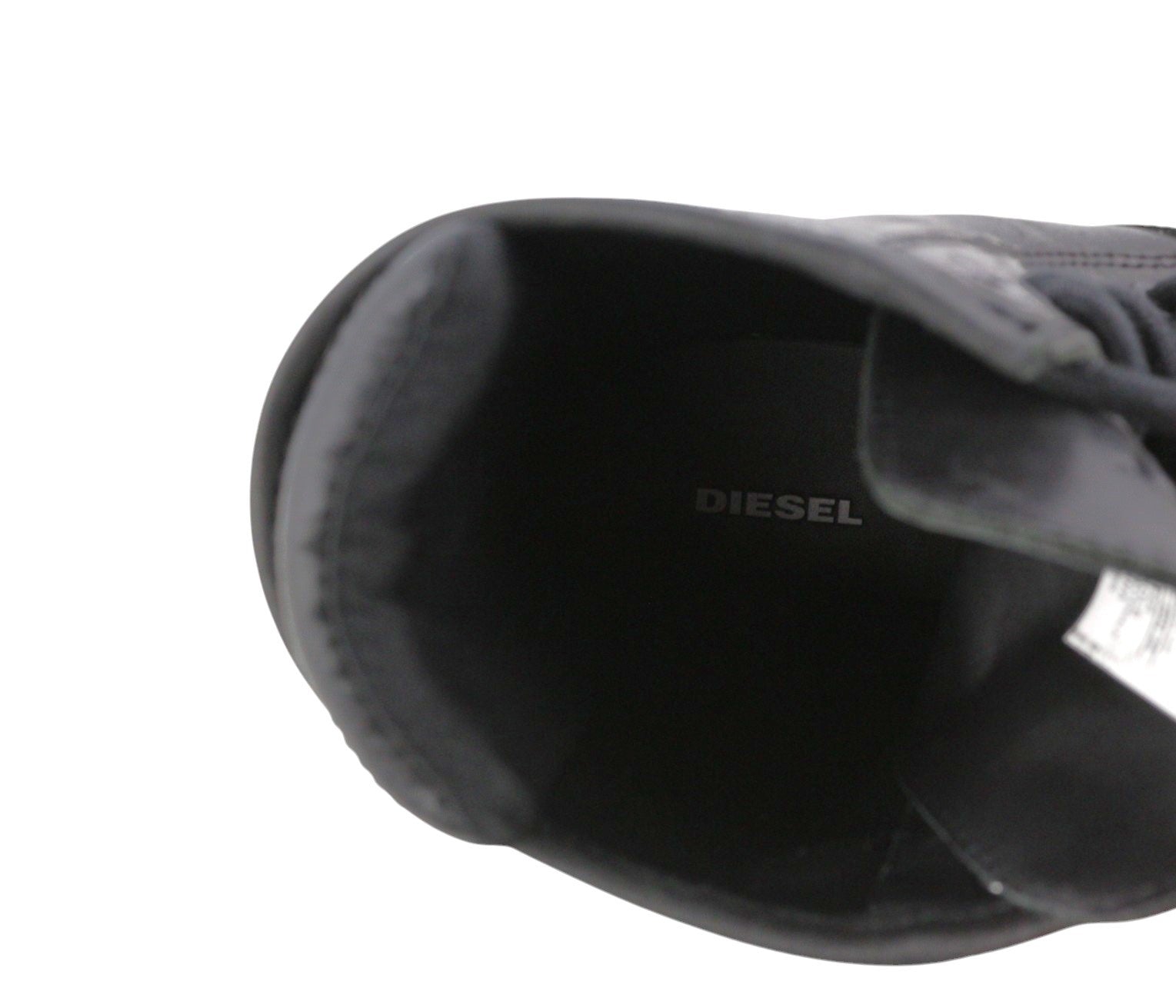 DIESEL D-Alabhama CB Mens Boots EU43 Black Leather RRP€295 Laced Almond Toe