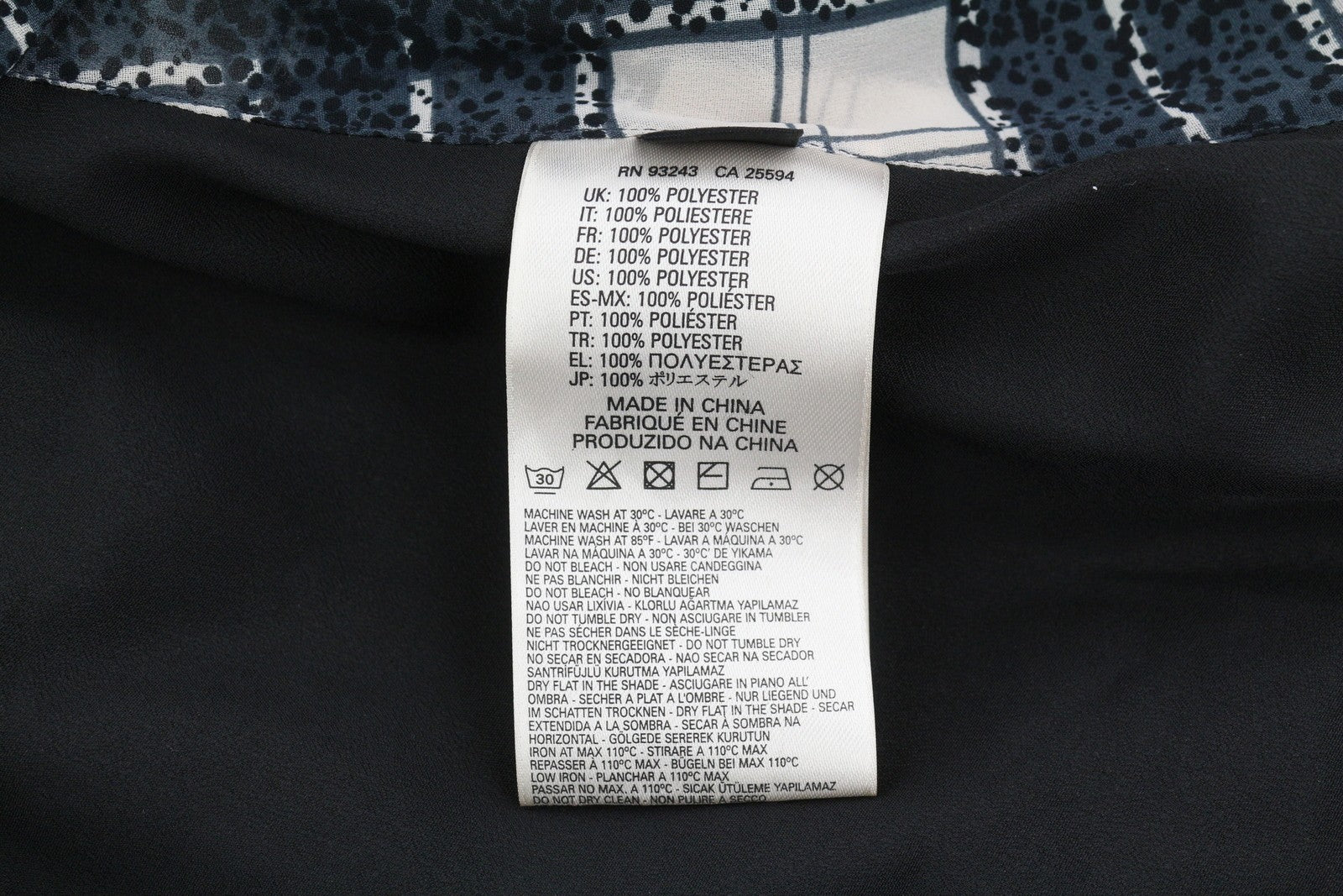 DIESEL D-Nedora Women Dress L Black Sleeveless Patterned Snap Buttons Logo Mini