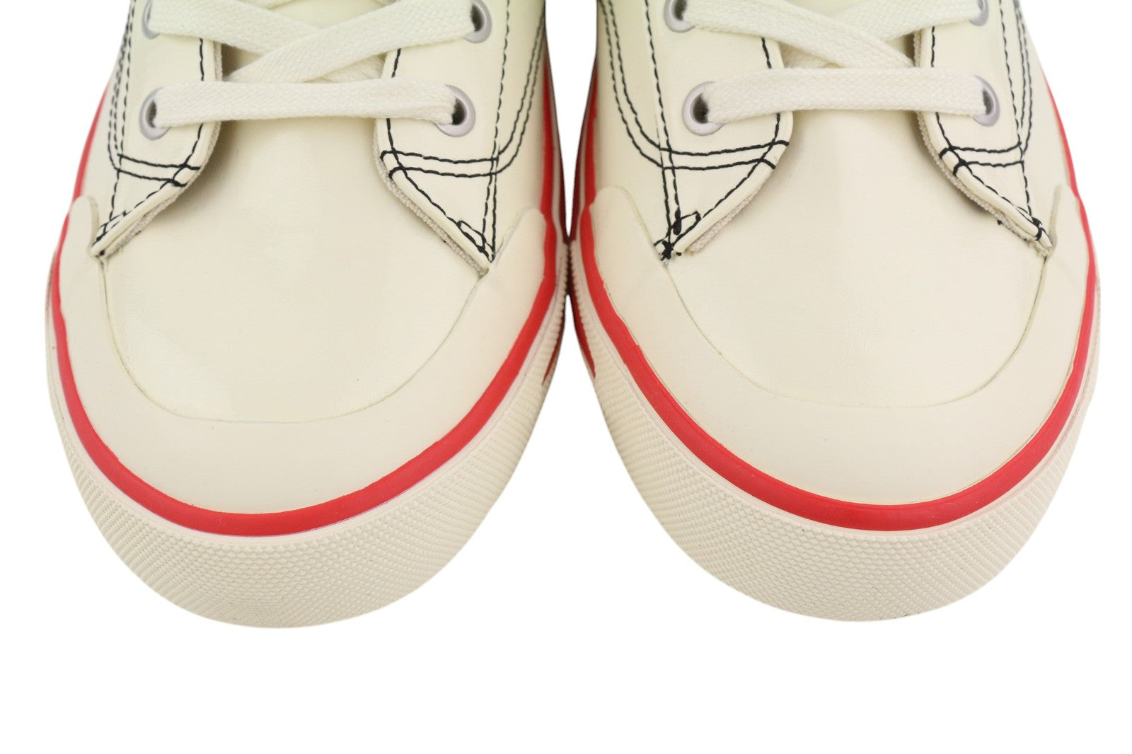 DIESEL S-Athos Mid Mens Sneakers EU44 White Coated RRP€175 Almond Toe Trainers