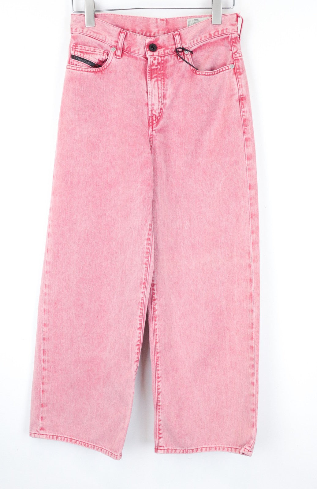 DIESEL Widee 069EB Women's W27 L30 Pink Jeans Non-Stretch High Waist Straight