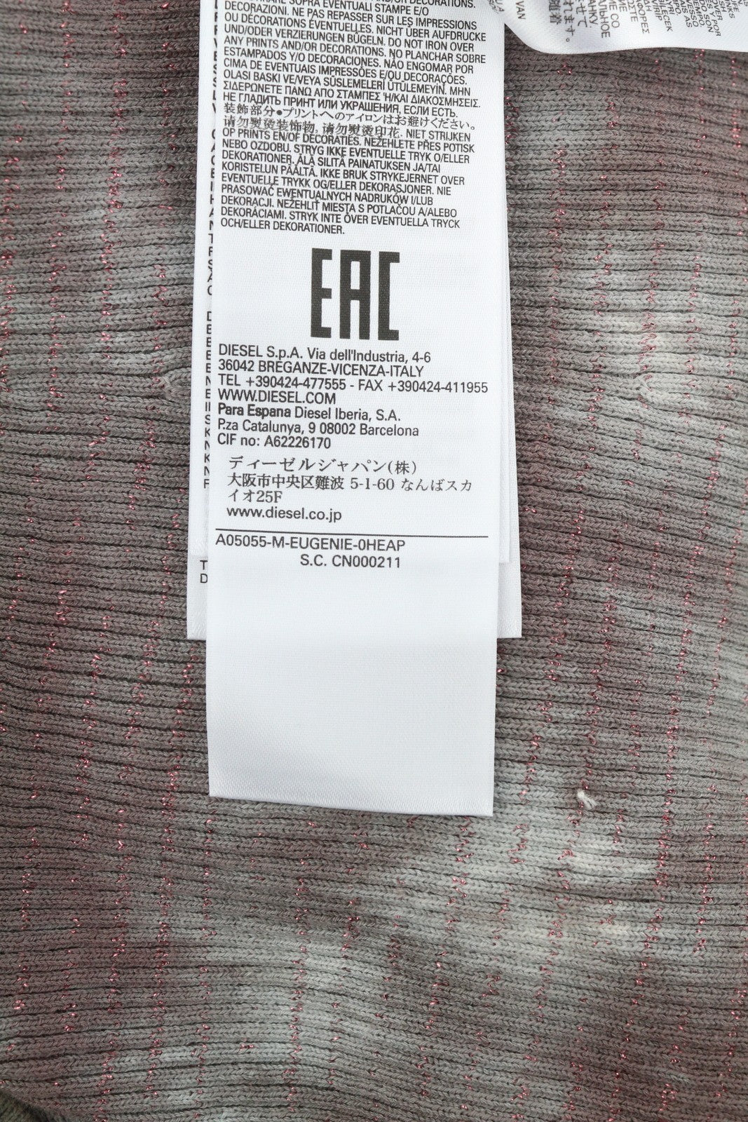 DIESEL M-Eugenie Women Dress M Washed Burgundy Shiny Look RRP€225 Stretch Short