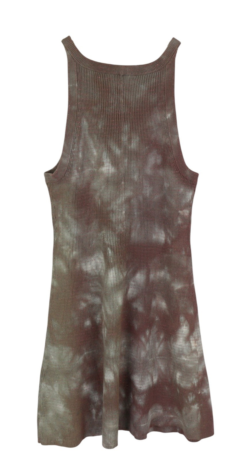 DIESEL M-Eugenie Women Dress M Washed Burgundy Shiny Look RRP€225 Stretch Short