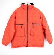 DENHAM Dream Men's Jacket S Orange Padded Lined Long Sleeve Smart Casual