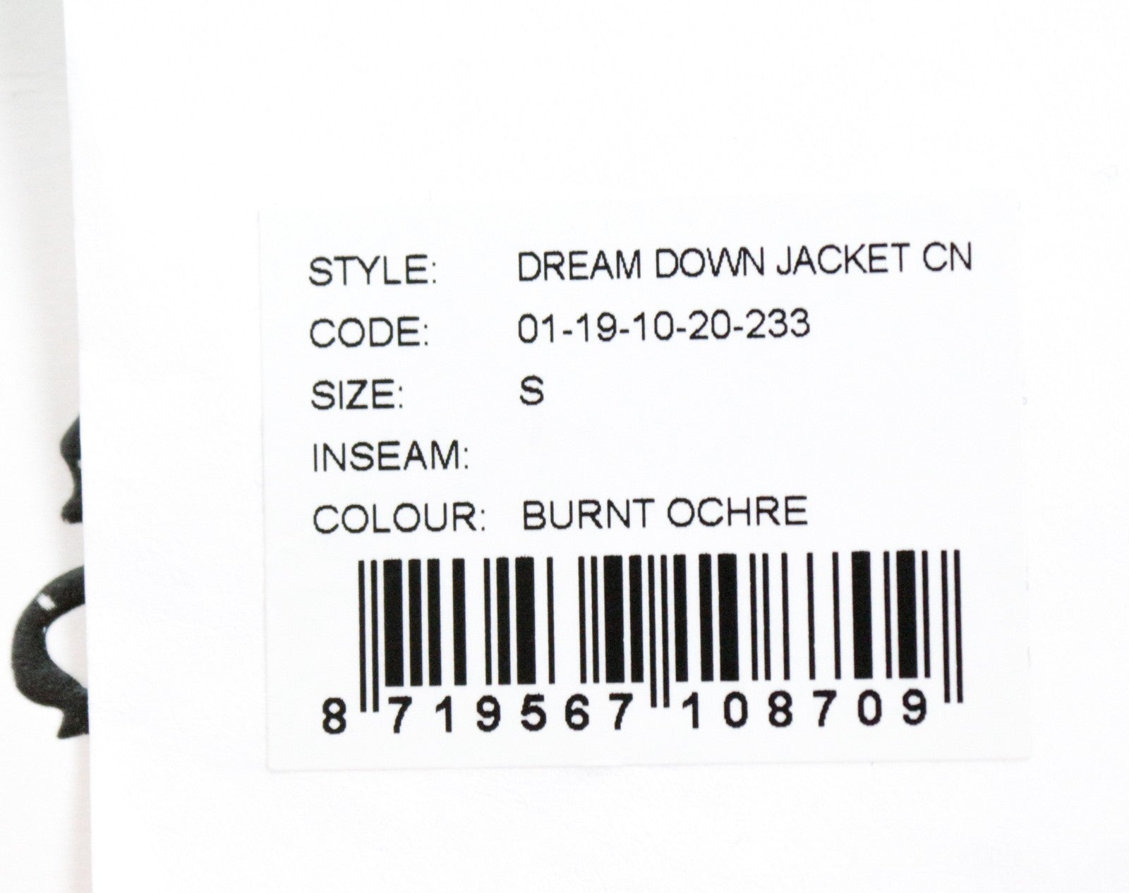 DENHAM Dream Men's Jacket S Orange Padded Lined Long Sleeve Smart Casual