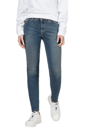 DIESEL Slandy 083AL Women Jeans W26/L32 Super Skinny Cotton Stretch Blue