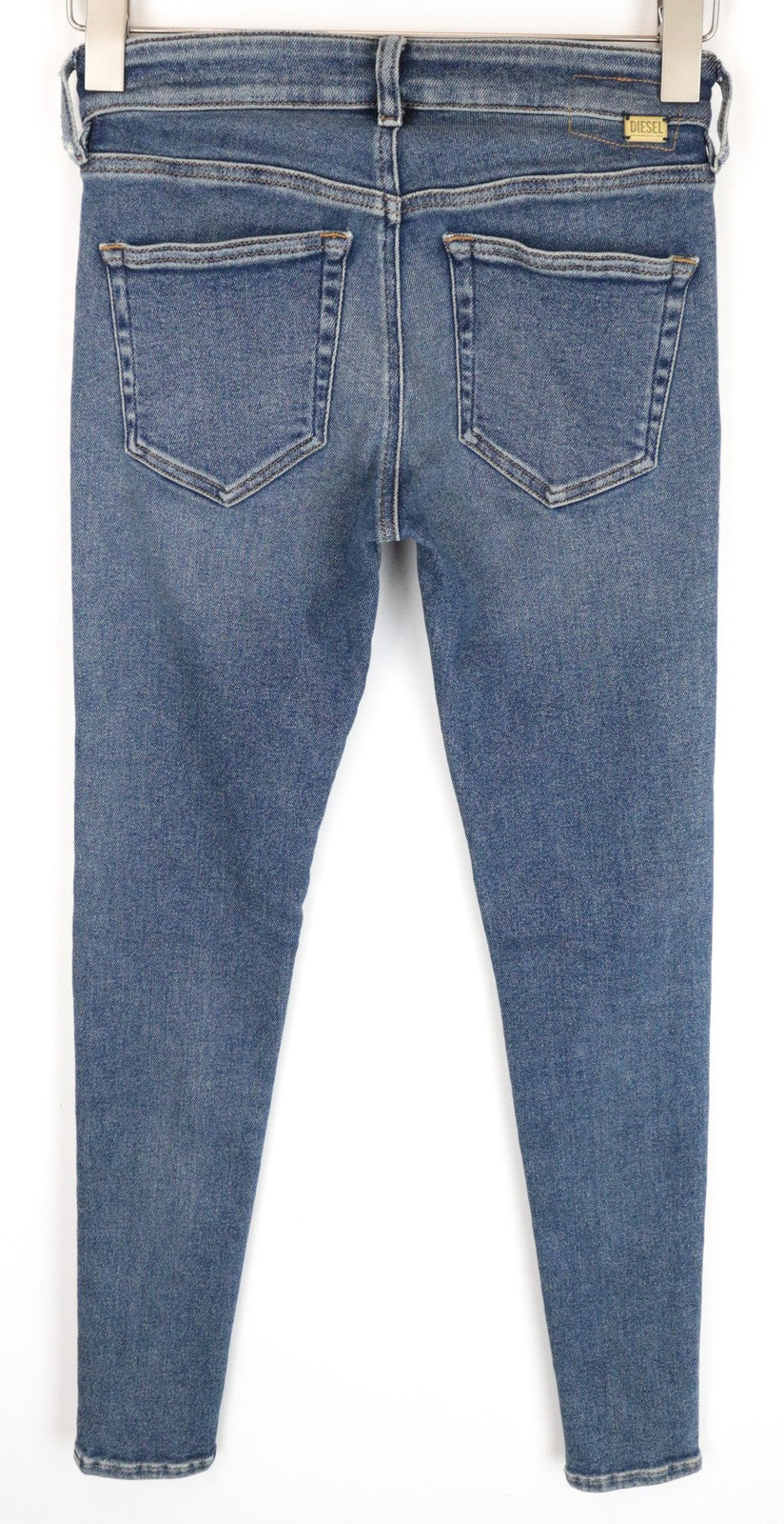 DIESEL Slandy 083AL Women Jeans W26/L32 Super Skinny Cotton Stretch Blue