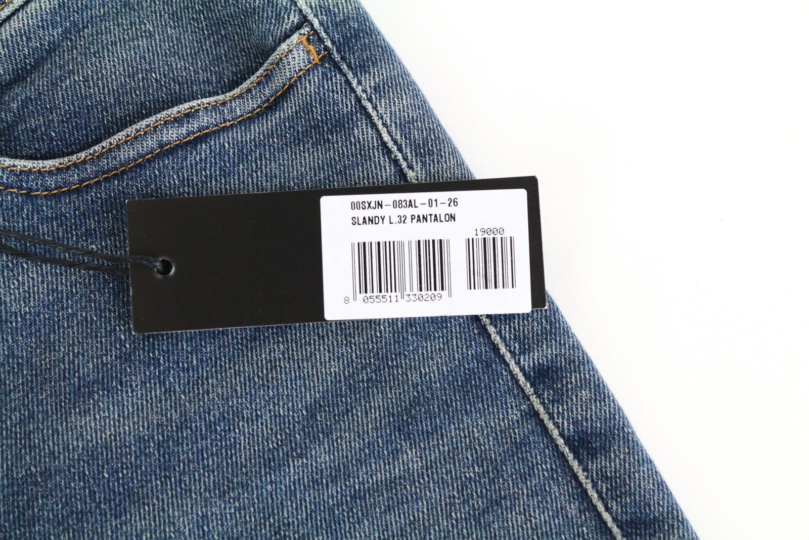 DIESEL Slandy 083AL Women Jeans W26/L32 Super Skinny Cotton Stretch Blue