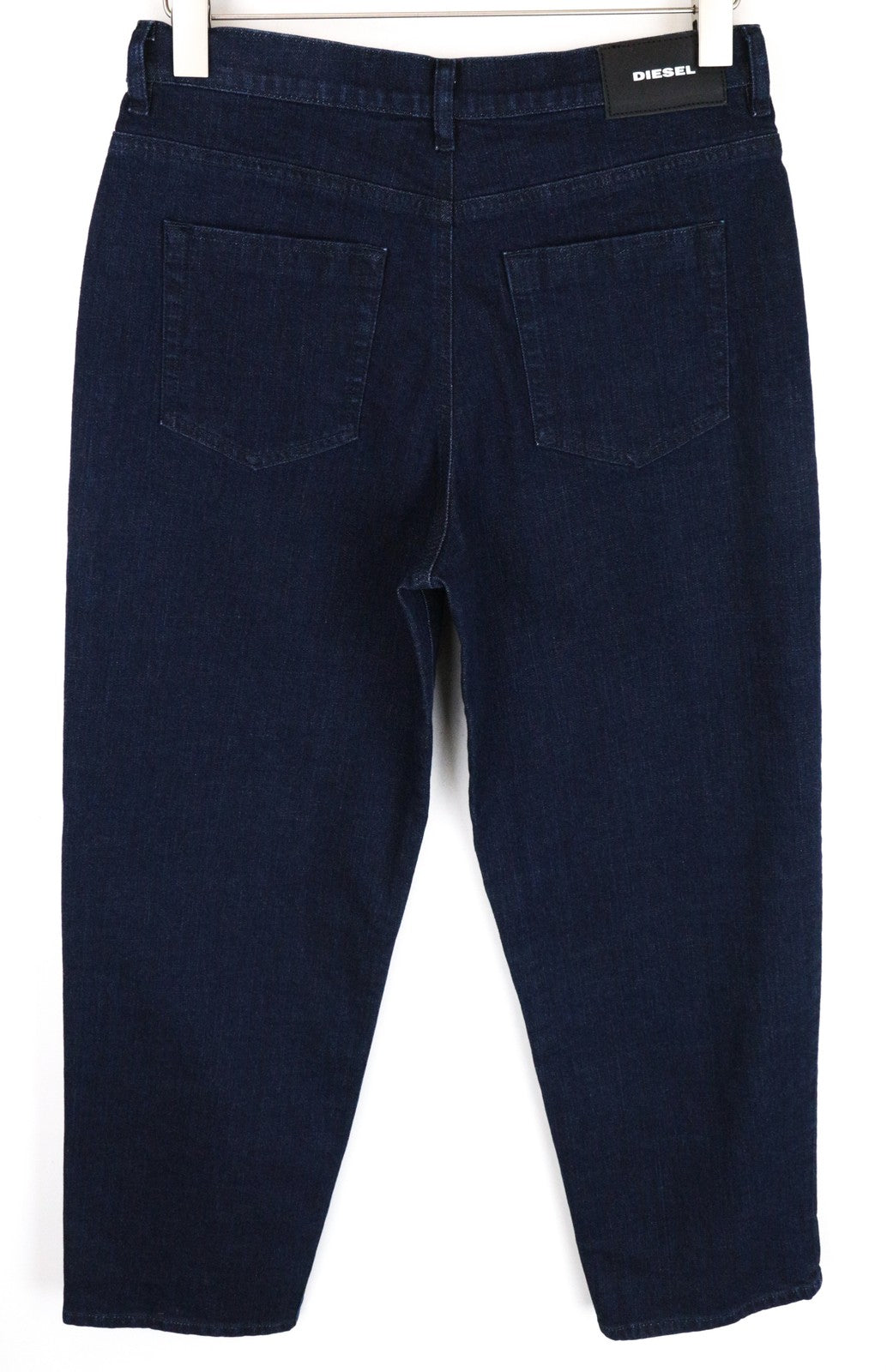 DIESEL Niclah 084CG Women Jeans W29/L32 Straight Blue Cotton Stretch High Waist