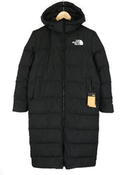 THE NORTH FACE NF0A4R3K Womens Jacket S Black Down Padded Long Puffer Coat