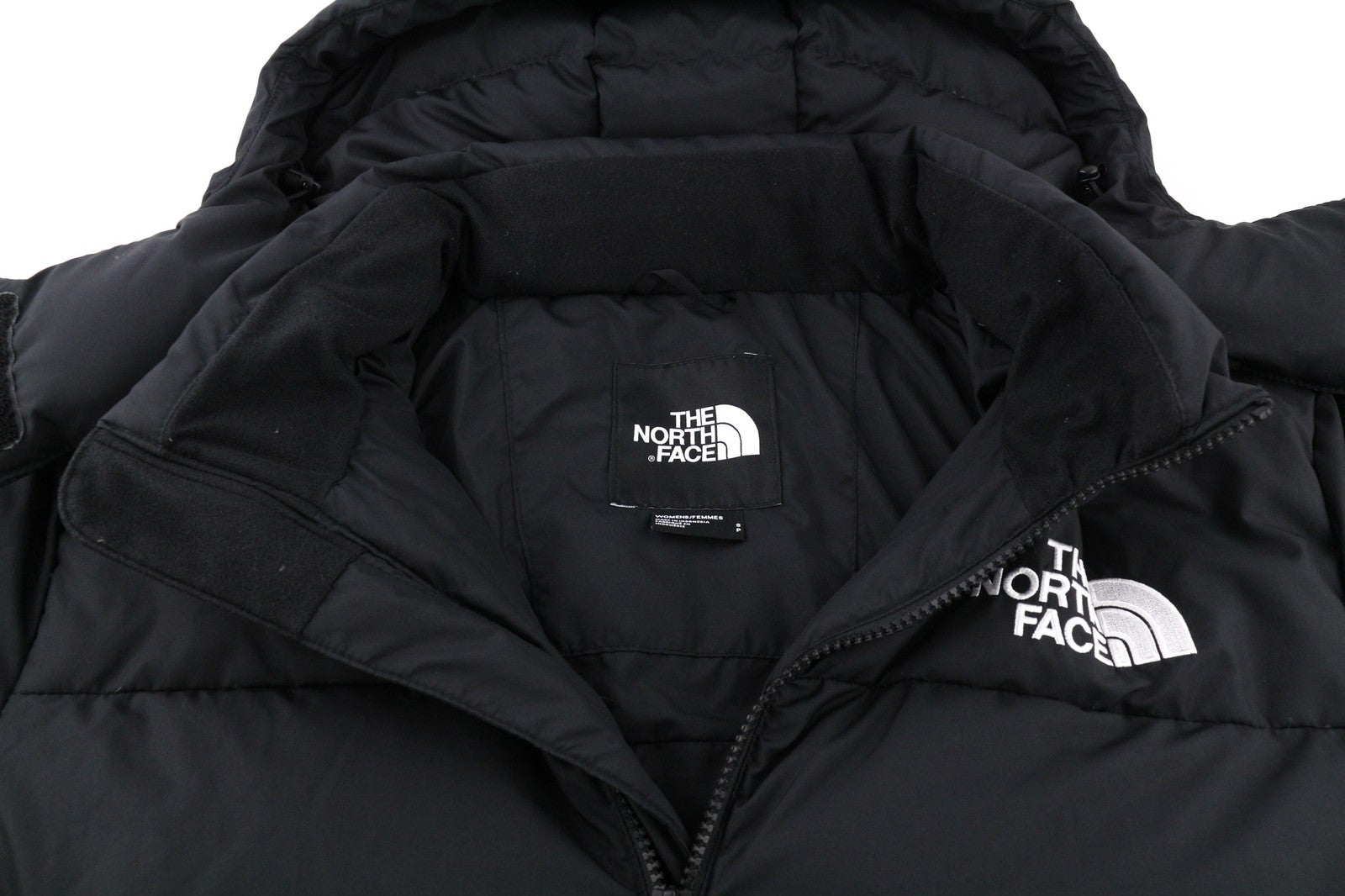 THE NORTH FACE NF0A4R3K Womens Jacket S Black Down Padded Long Puffer Coat