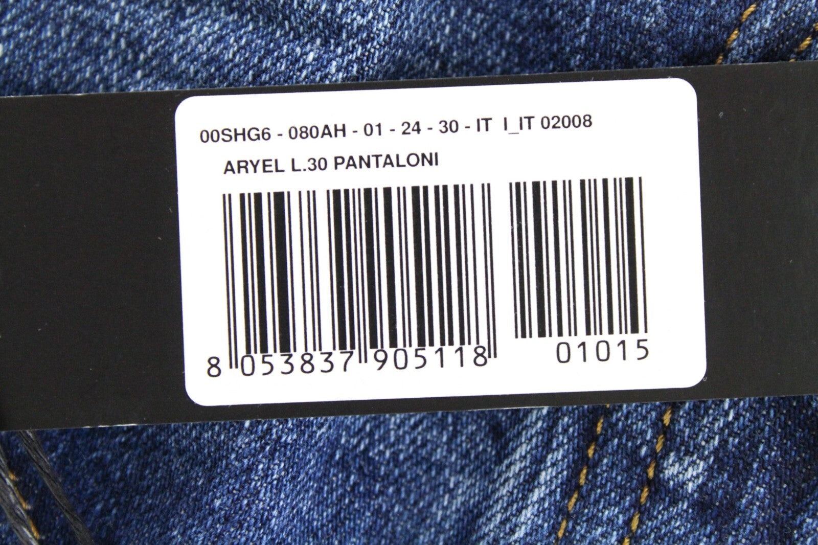 DIESEL Aryel 080AH Women Jeans W24/L30 Distress Straight Blue Girls Non-Stretch