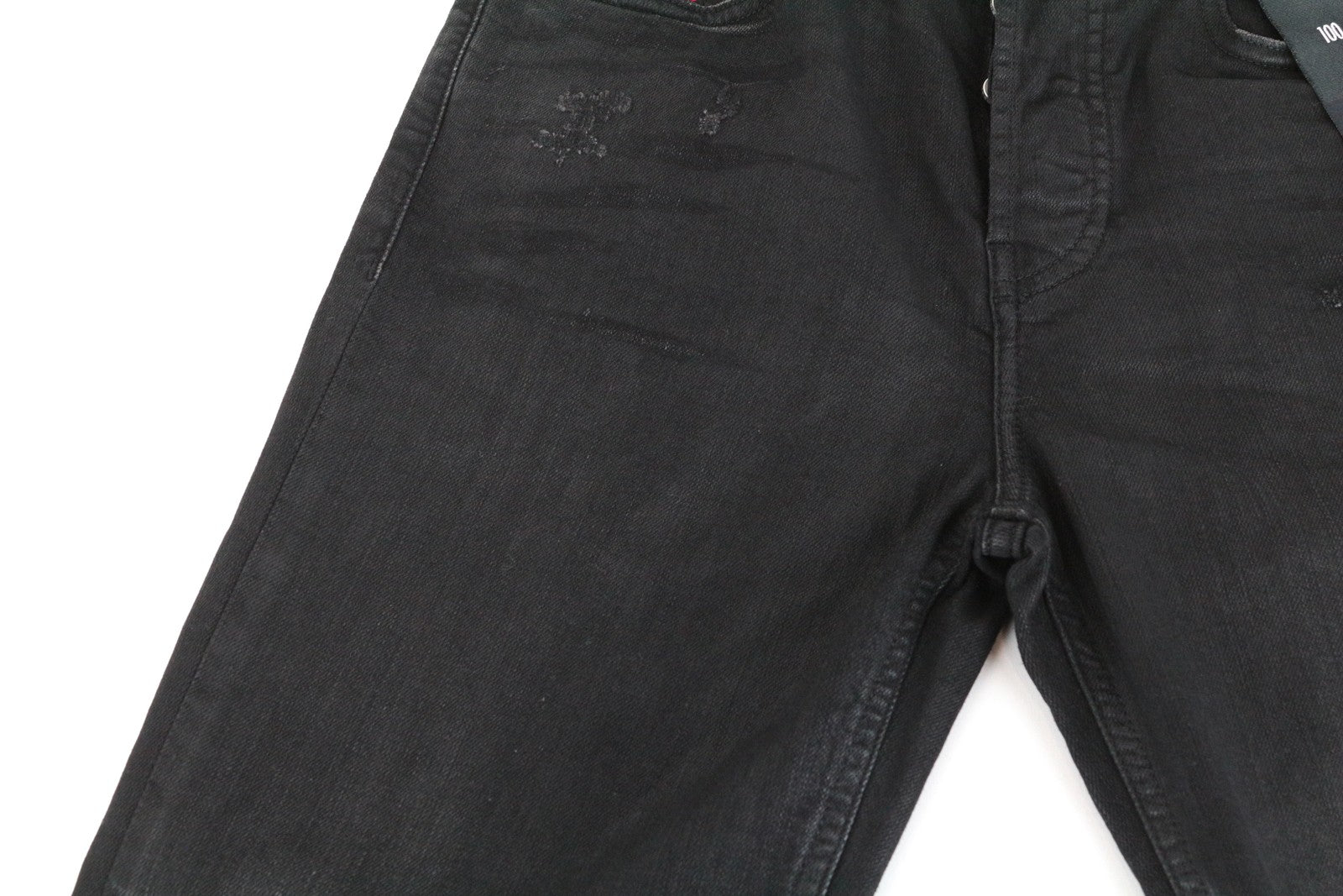 DIESEL Aryel 069JD Women Jeans W24/L32 Regular Straight Girls Stretch Black