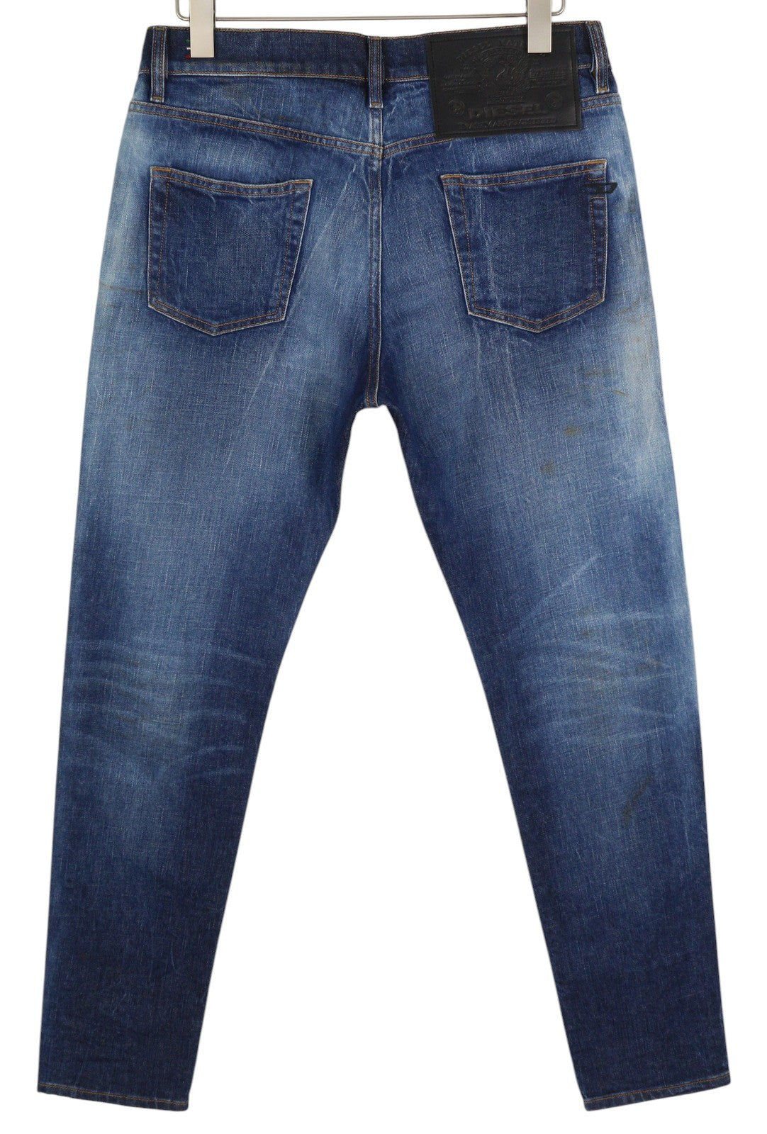 DIESEL D-Strukt 09A13 Mens Jeans W33/L32 Slim  Stretch RRP€295 Washed Blue