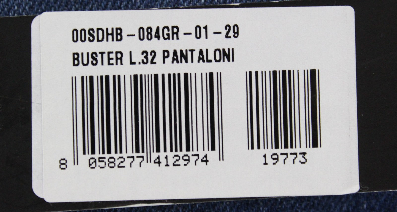 DIESEL Buster 084GR Men Jeans W29/L32 Regular Slim Tapered Fit Stretch Blue