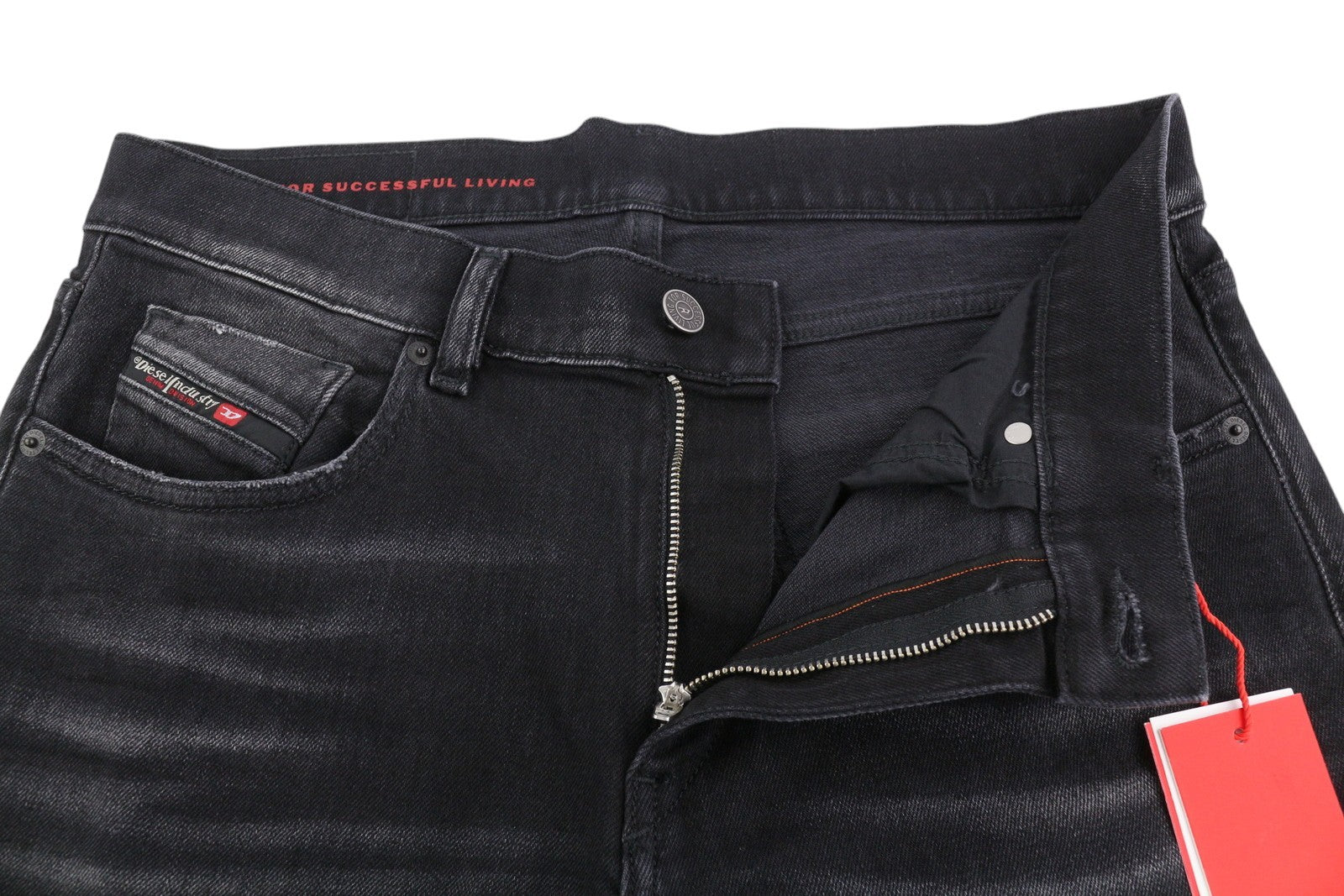 DIESEL 2019 D-Strukt 09F59 Mens Jeans W32/L32 Slim Ripped Washed  RRP€250