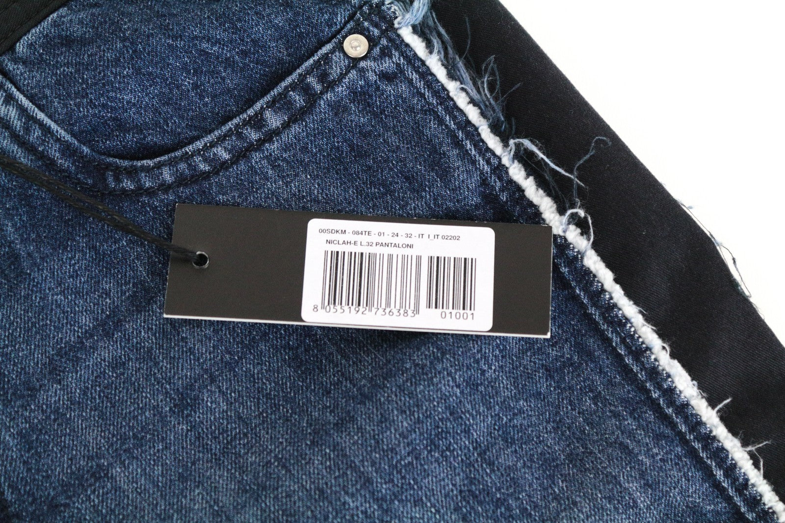 DIESEL Niclah-E 084TE Women Jeans W24/L32 Straight Cotton Blue Washed Girls