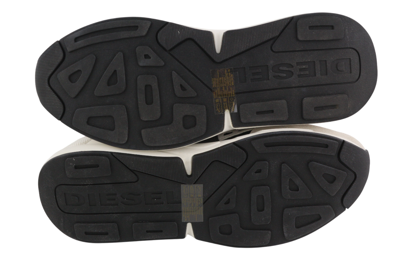 DIESEL S-Serendipity Sport Mens Sneakers EU44 White Low Top Lace Up  RRP€225