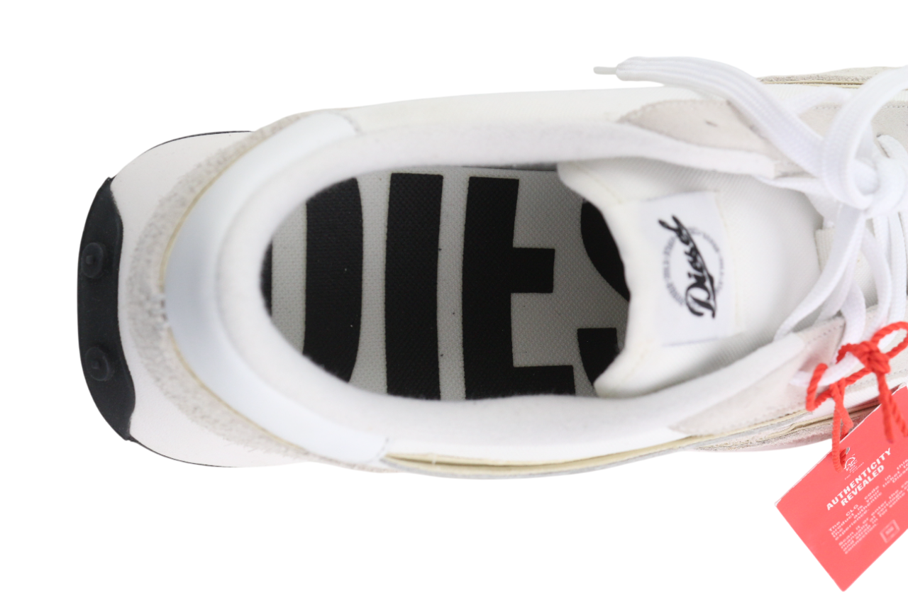 DIESEL S-Racer-Lc Mens Sneakers EU45 White Leather RRP€195 Low Top Trainers