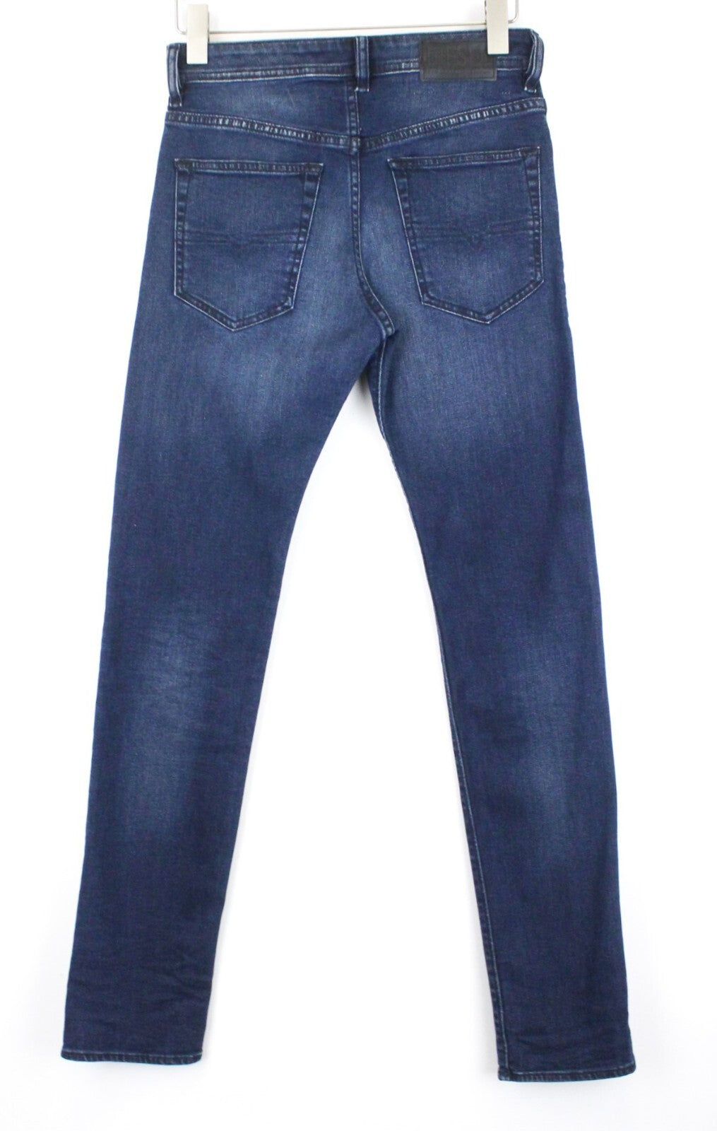 DIESEL Buster 087AS Men Jeans W27/L32 Button Slim Tapered Washed Boys Blue