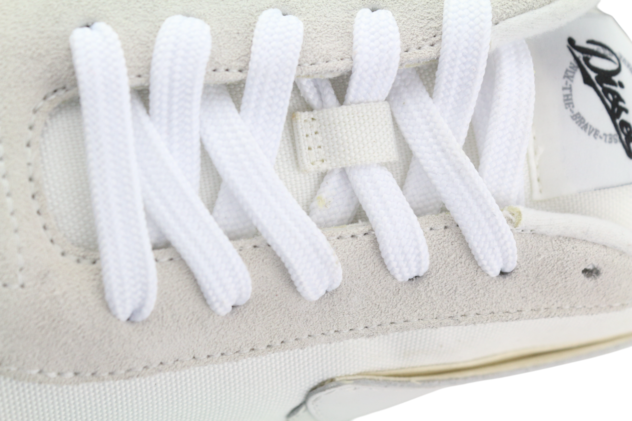 DIESEL S-Racer-Lc Mens Sneakers EU41 White Leather RRP€195 Low Top