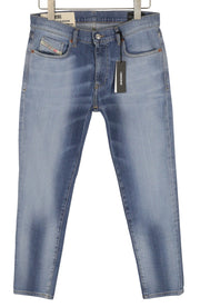 DIESEL D-Strukt 009NF Mens Jeans W36/L32 Slim  Stretch Zip Fly Washed Blue