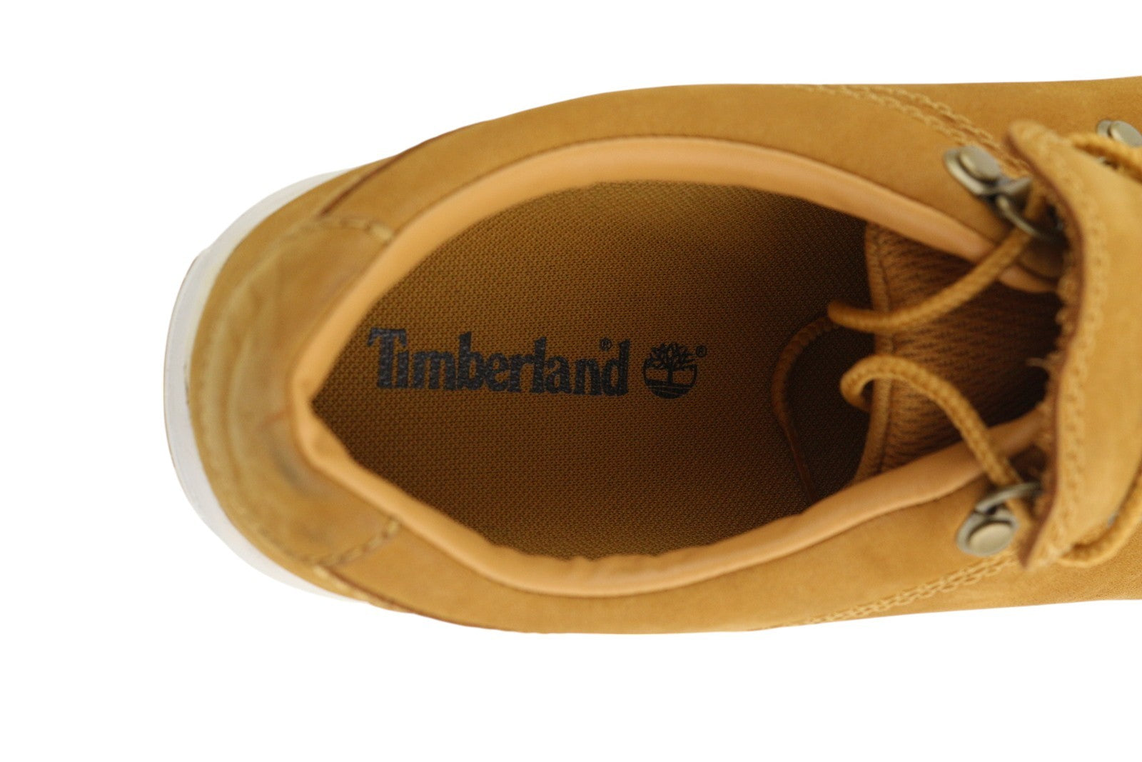 TIMBERLAND A195M Men Sneakers EU43/43.5 Brown Leather Low Top Laced Trainers