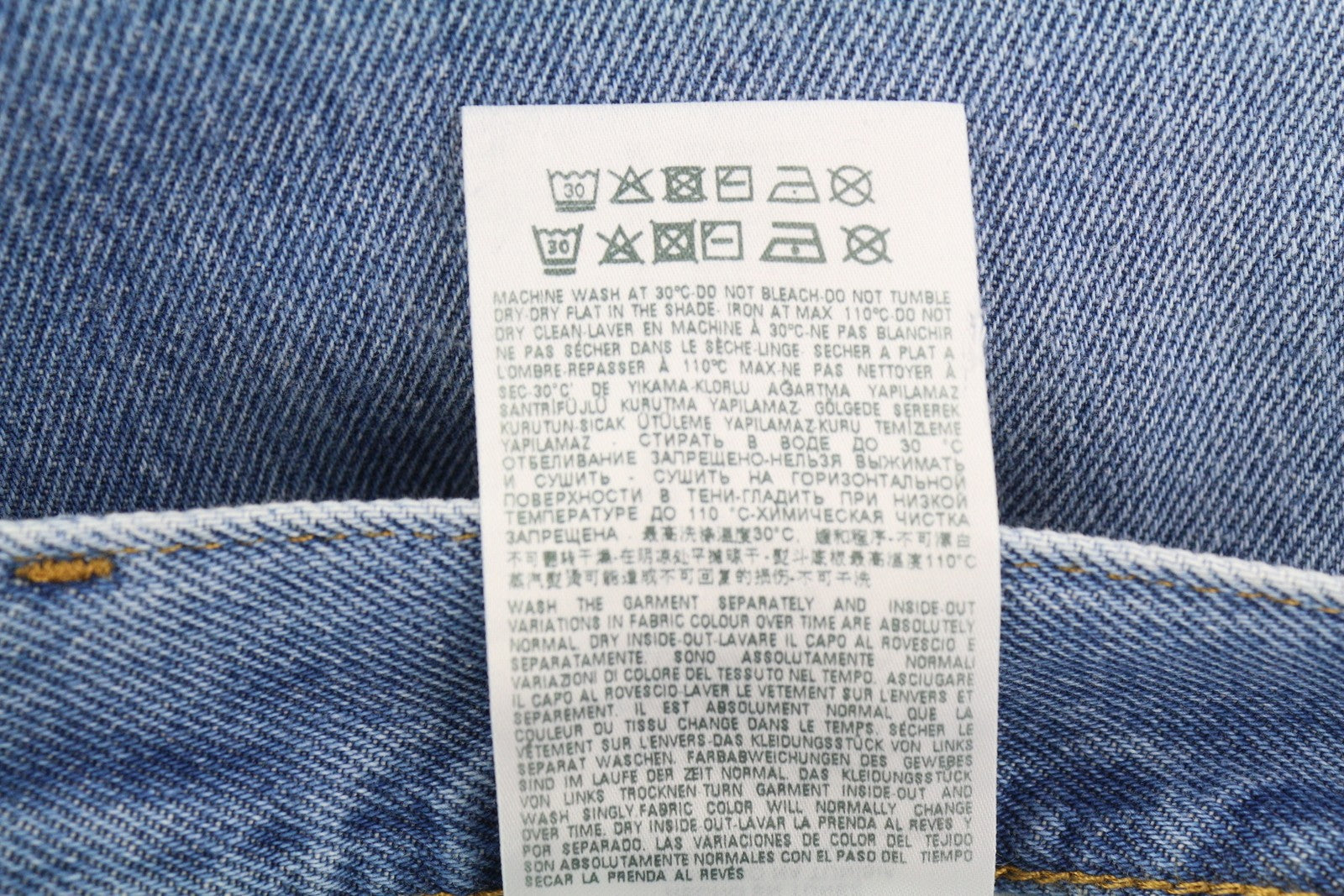 DIESEL 1995 9C16S Men Jeans W32/L32 Slim  Straight Leg Mid Waist Washed Blue