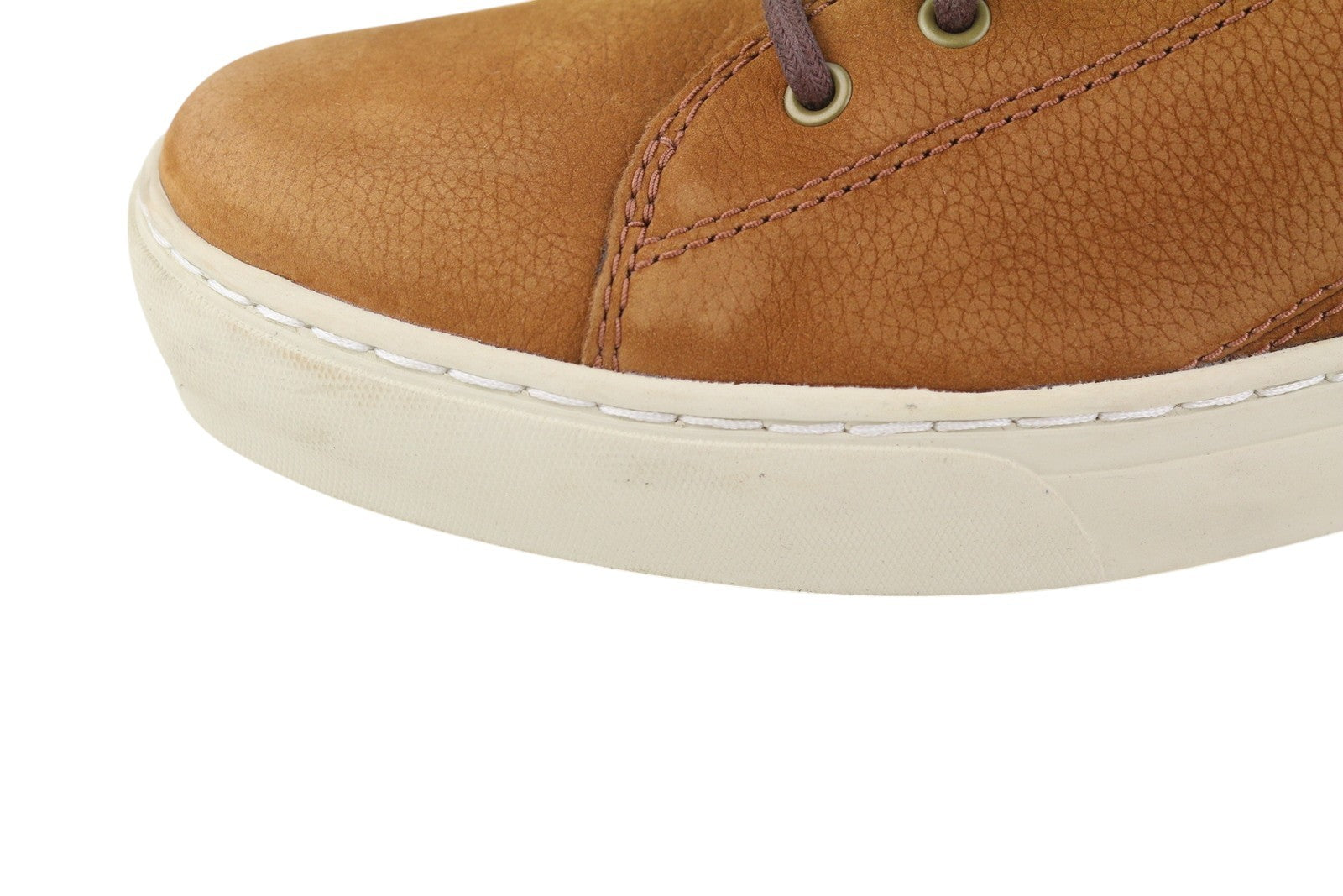 TIMBERLAND A41AQ Men Sneakers EU43.5/44 Brown Leather Low Top Laced Trainers