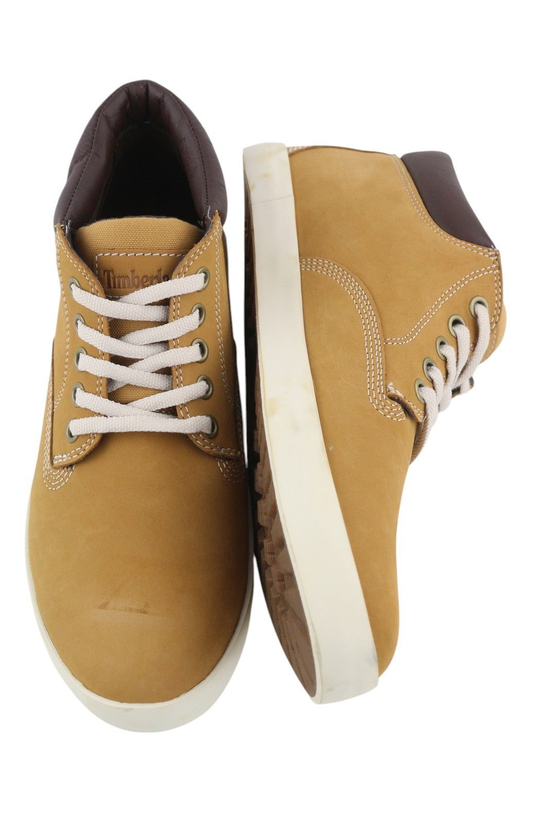 TIMBERLAND A1KKQ Women Shoes EU39/39.5 Brown Leather Ankle Top Laced Ortholite