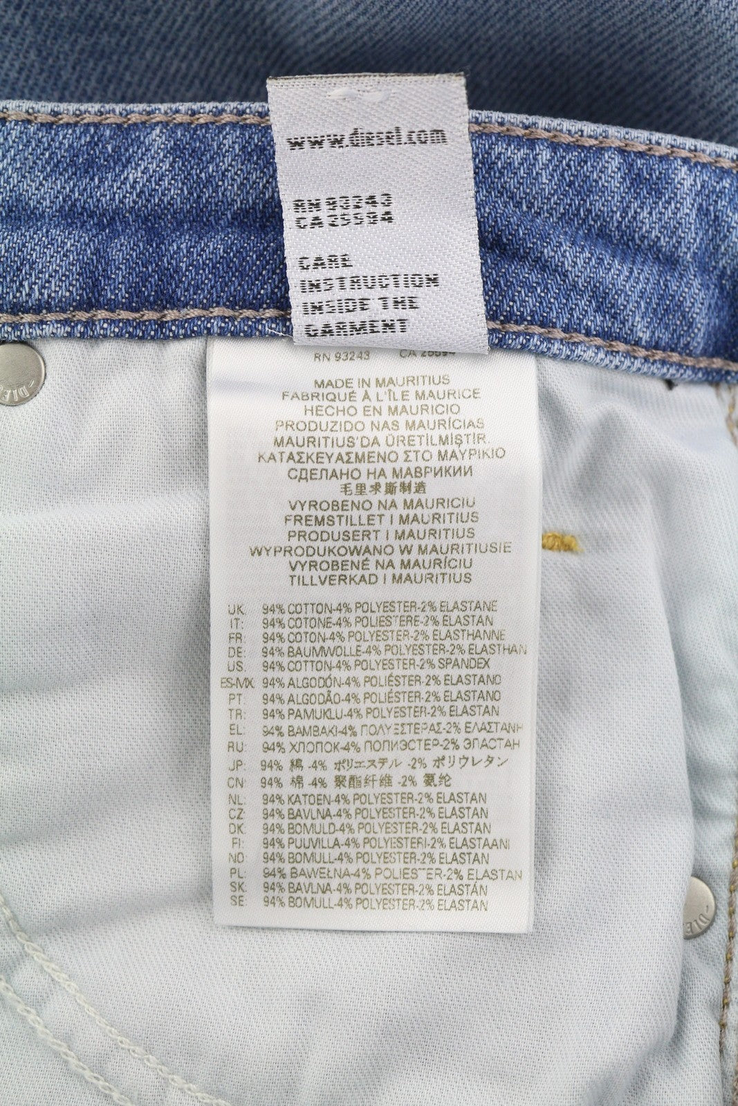 DIESEL Babhila 084PR Womens Jeans W28/L32 Slim Regular Stretch RRP150 Blue