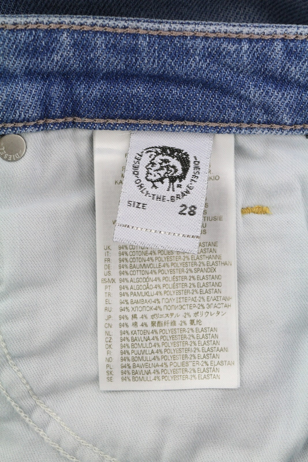 DIESEL Babhila 084PR Womens Jeans W28/L32 Slim Regular Stretch RRP150 Blue