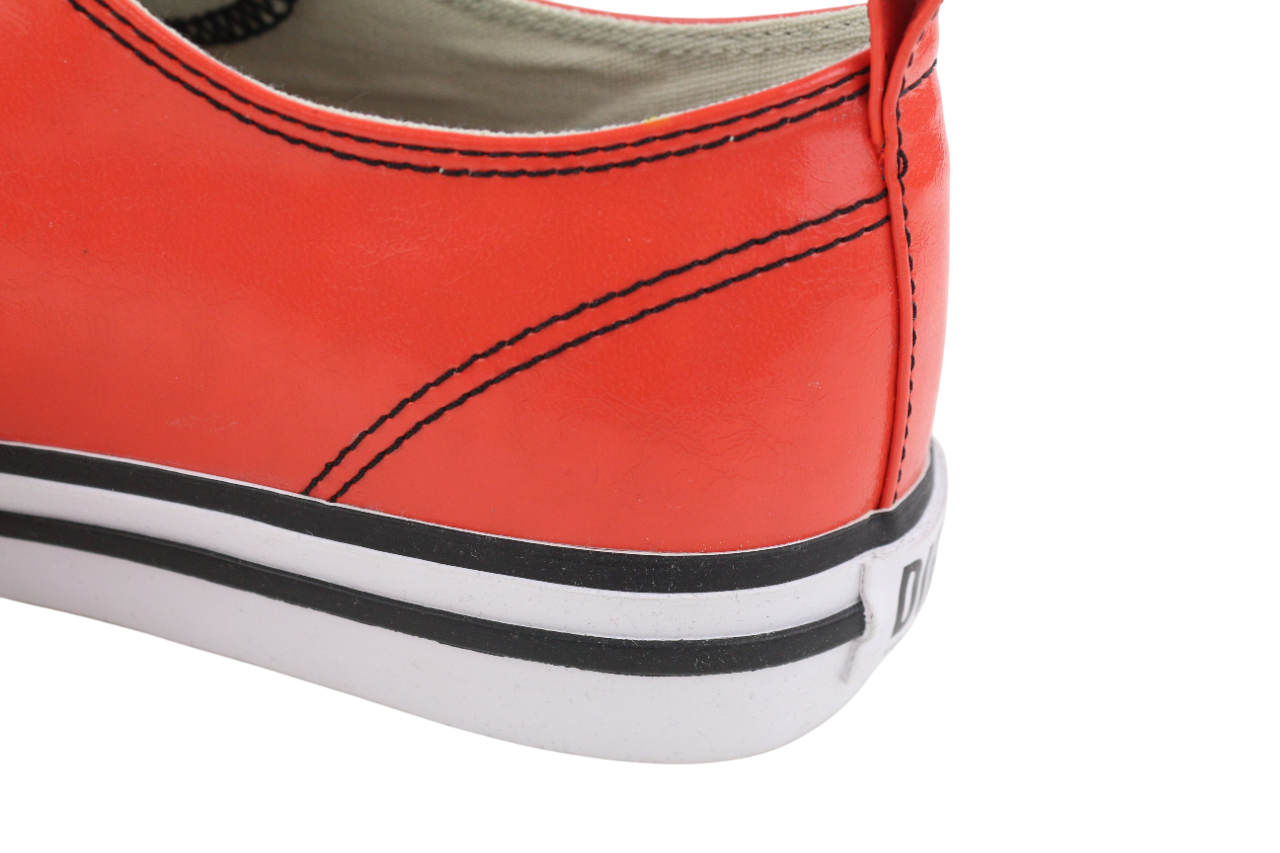 DIESEL S-Athos Low Mens Sneakers EU42.5 Red Coated Lace Up Trainers RRP€160