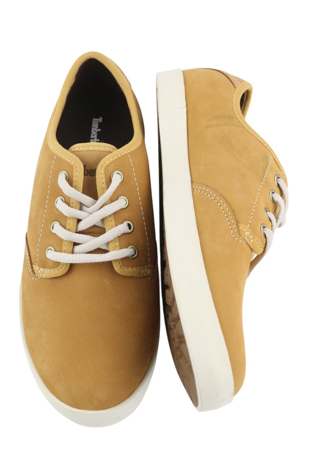 TIMBERLAND A1HNU Women Sneakers EU38.5/39 Brown Leather Laced Low Top Ortholite