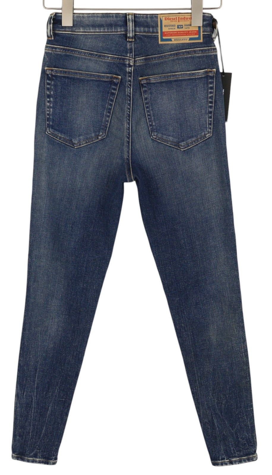 DIESEL D-Slandy-High-Z 09C20 Womens Jeans W26/L32 Skinny  Washed RRP€160 Blue